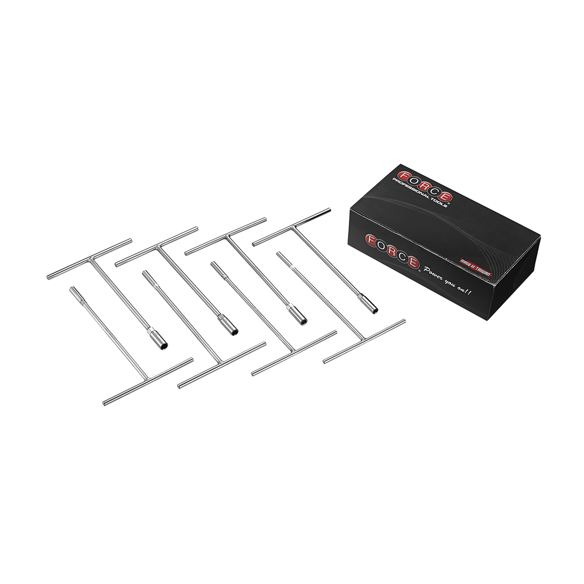 8pc T-shaped hex socket driver set