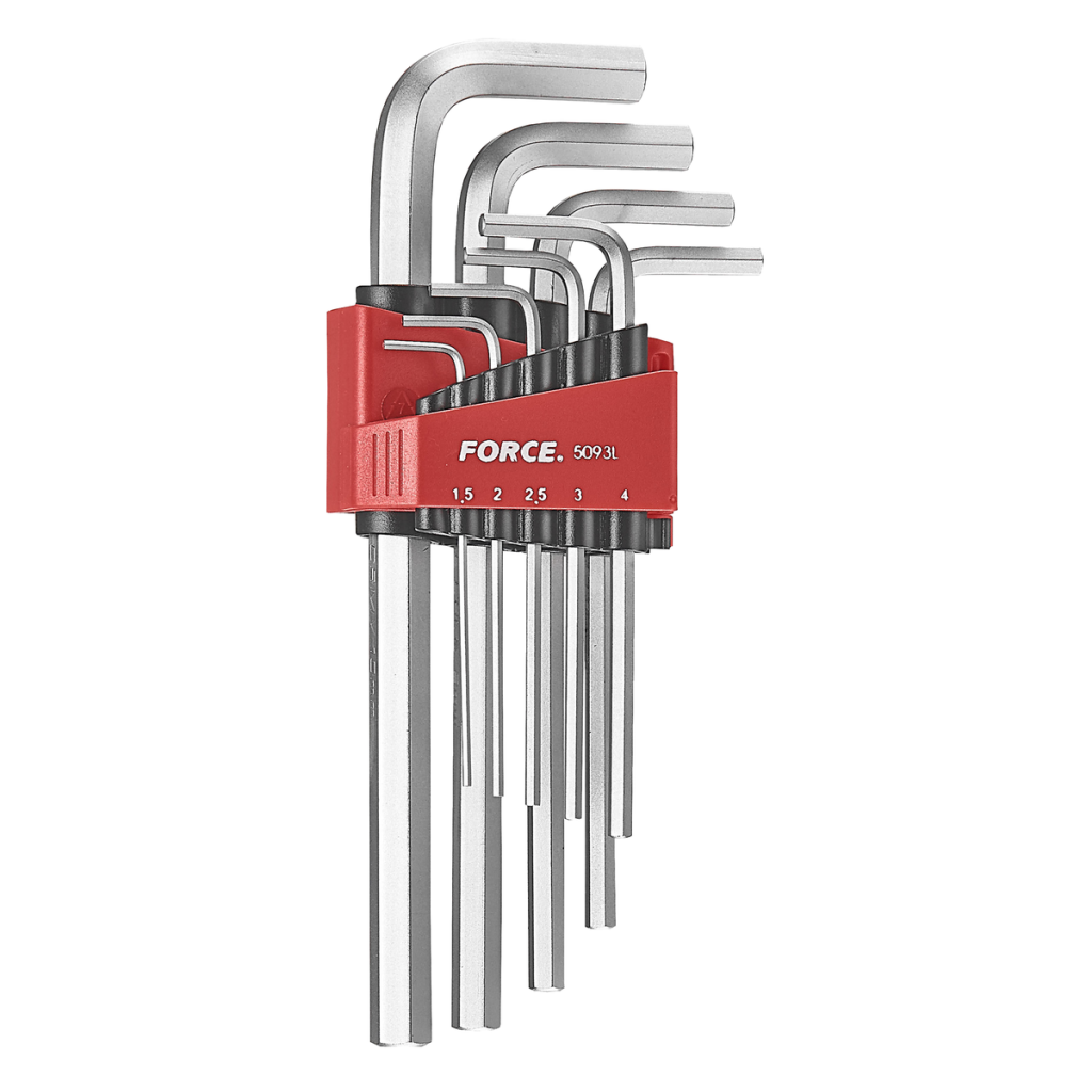 9pc Long hex key set (SAE)