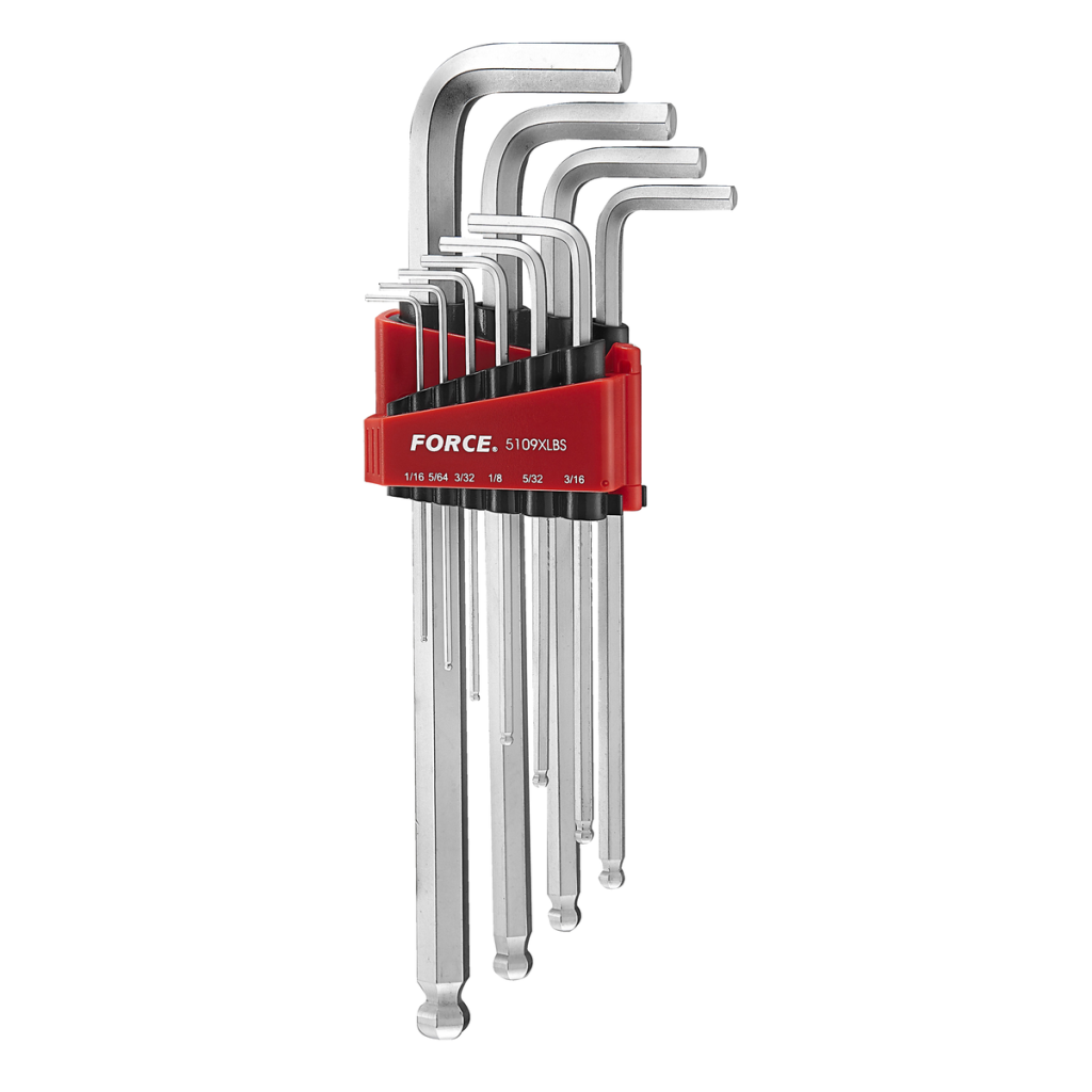 10pc Extra long hex ball point key set (SAE)