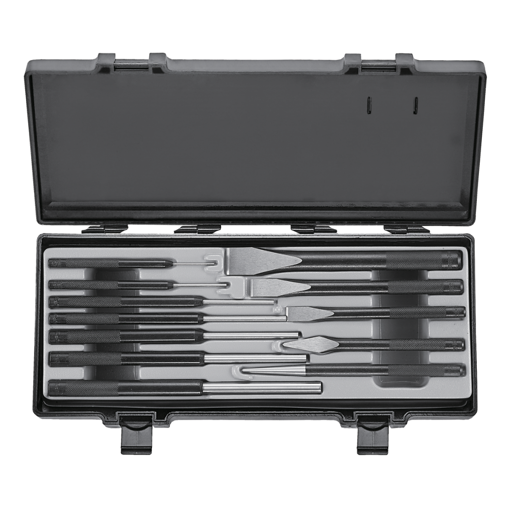 12pc Chisel and pin punch set
