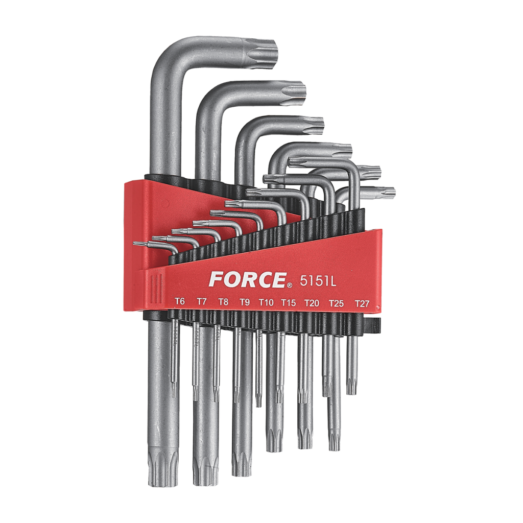 15pc Long star tamperproof key set