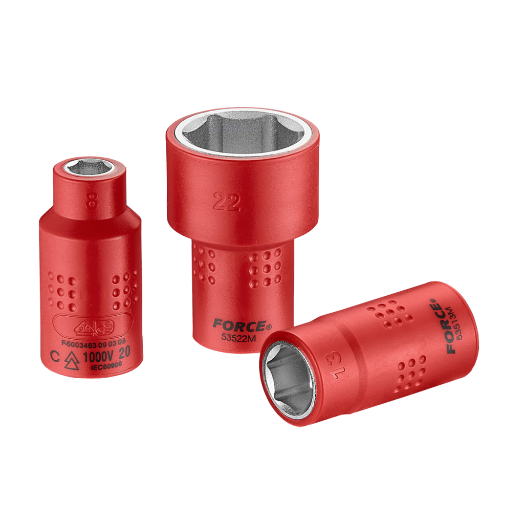 3/8"DR. Insulated 6pt. flank socket