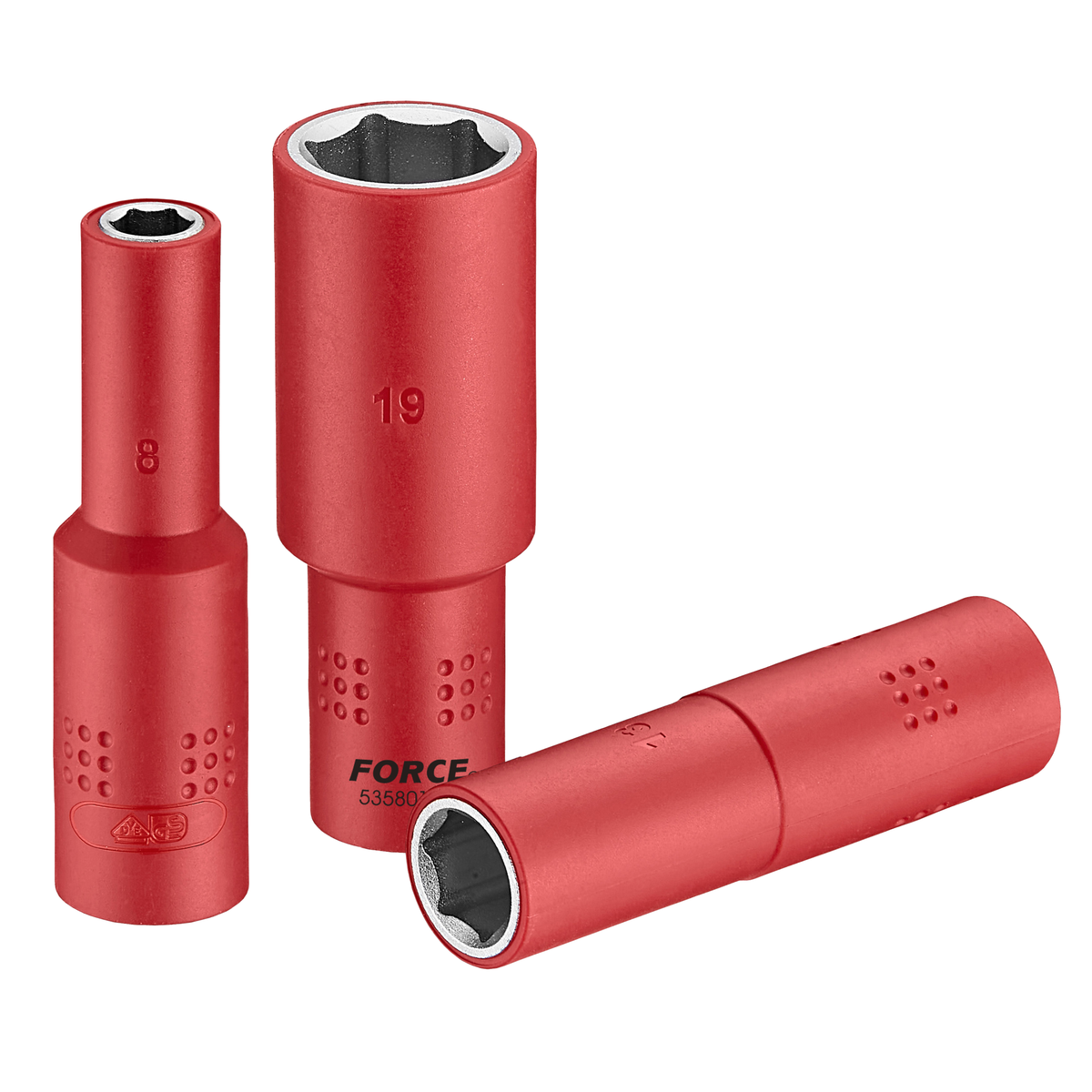 3/8"DR. Insulated 6pt. flank deep socket