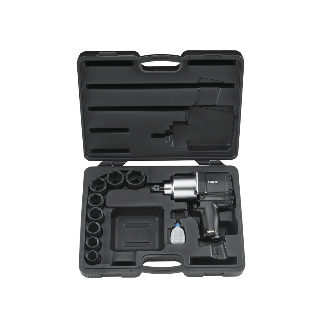 10pc 3/4"DR. Impact wrench & socket set