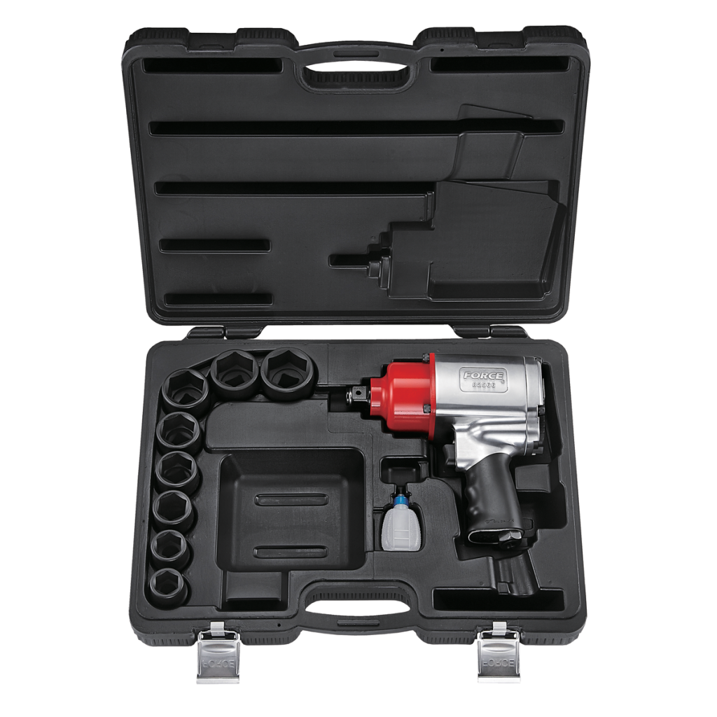 10pc 3/4"DR. Impact wrench & socket set