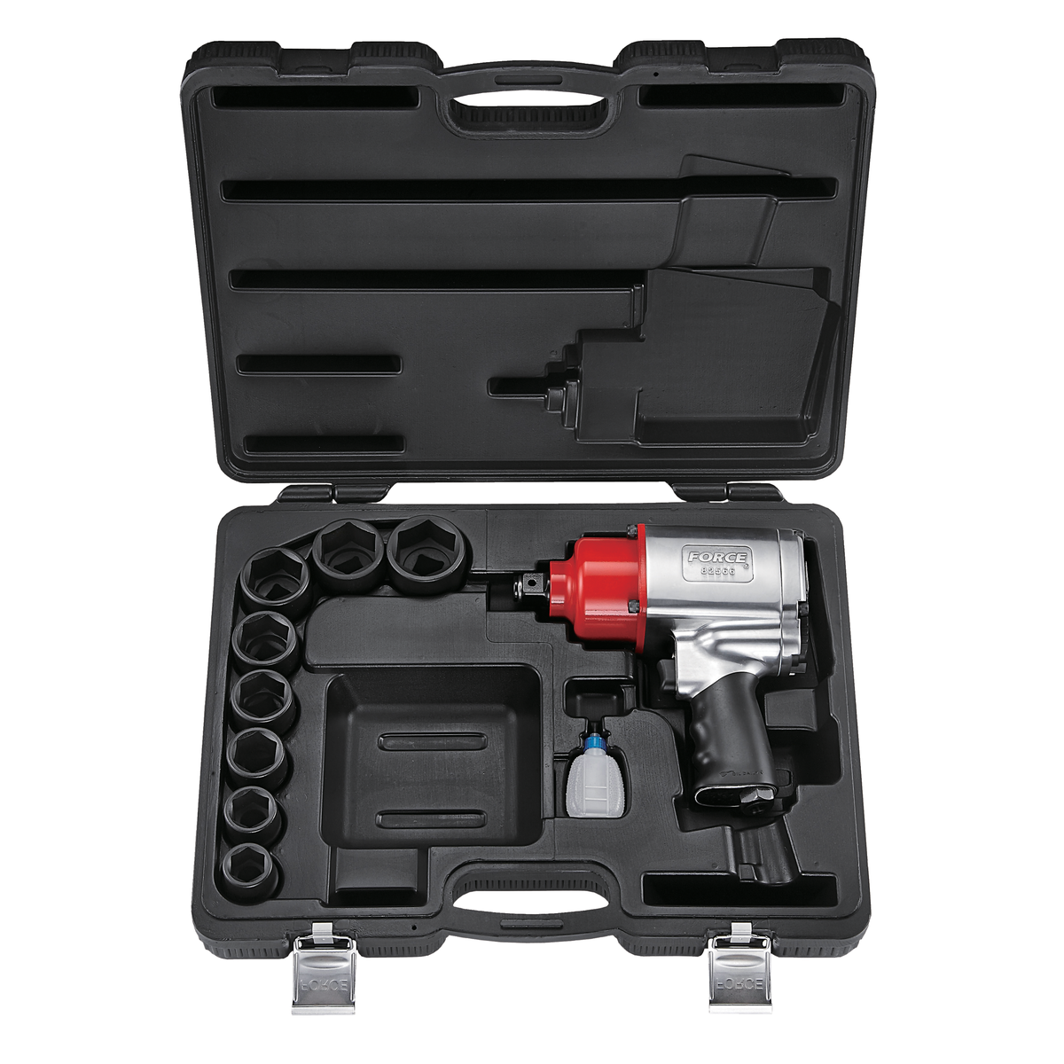 10pc 3/4"DR. Impact wrench & socket set