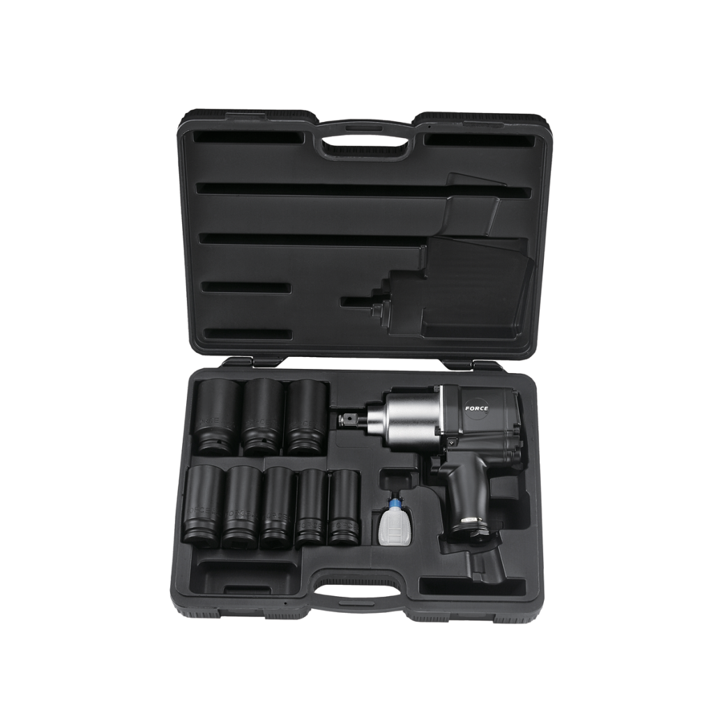10pc 3/4"DR. Impact wrench & socket set