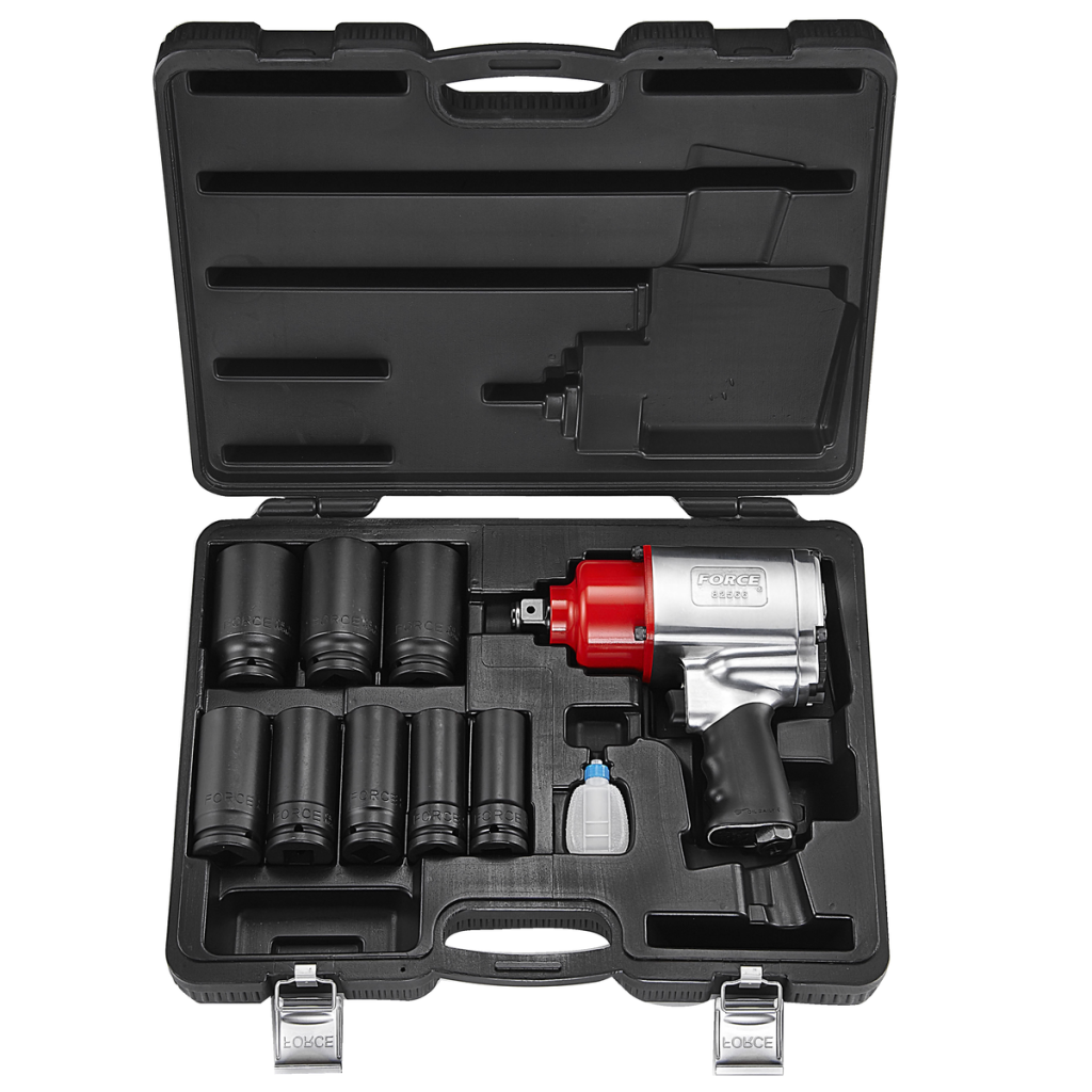 10pc 3/4"DR. Impact wrench & socket set
