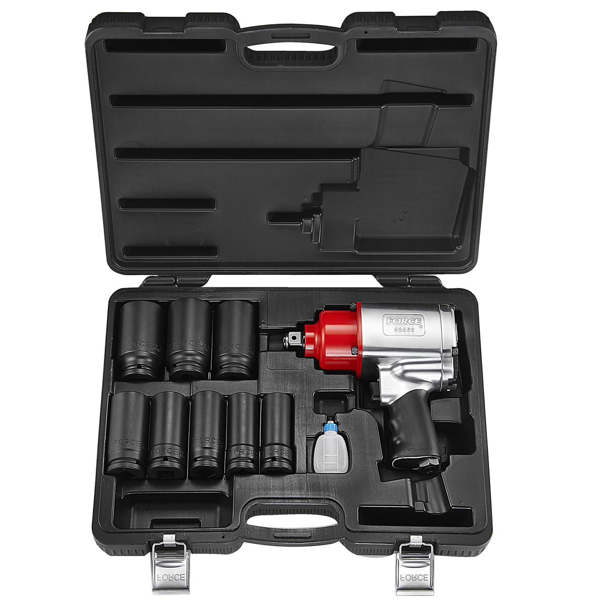 10pc 3/4"DR. Impact wrench & socket set