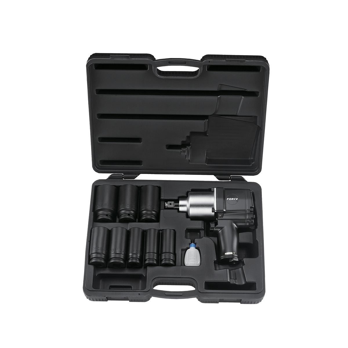 10pc 3/4"DR. Impact wrench & socket set