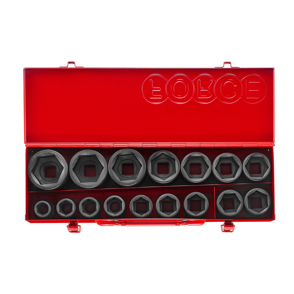16pc 3/4"DR. 6pt. Flank impact socket set (SAE)