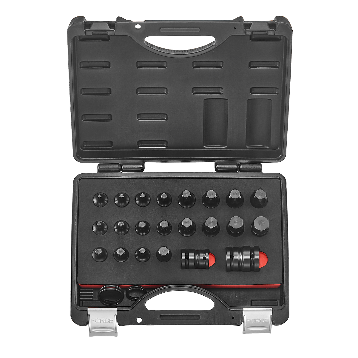 30pc Exchangeable impact socket bit set