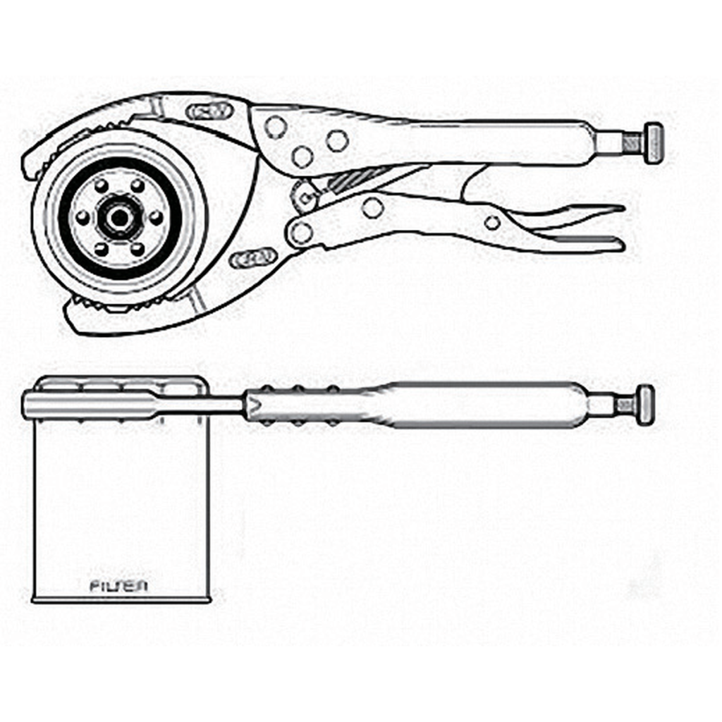 Oil filter master pliers