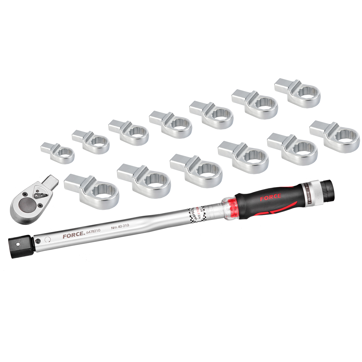Torque wrench 40-210 Nm (14x18mm)