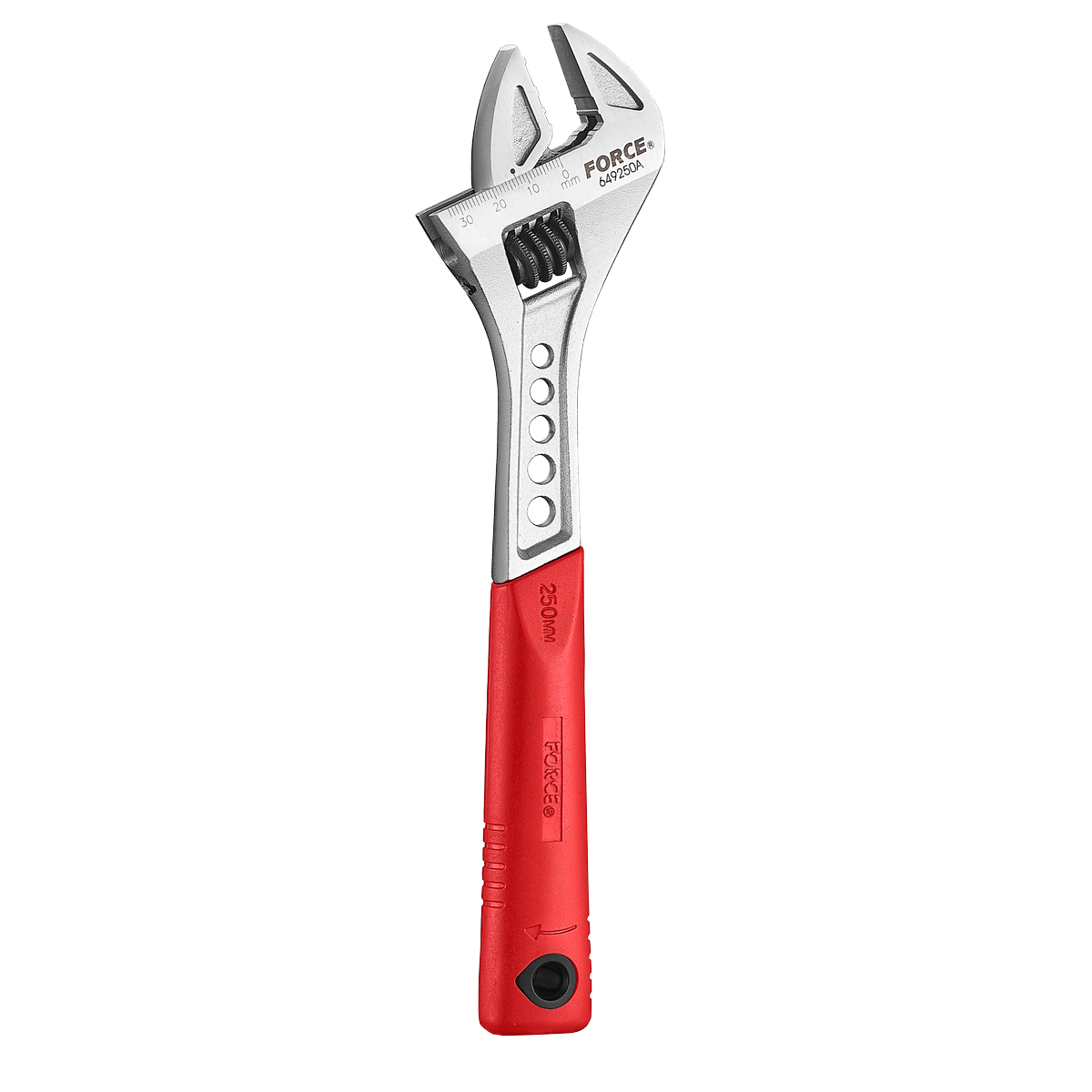 Adjustable gauged wrench