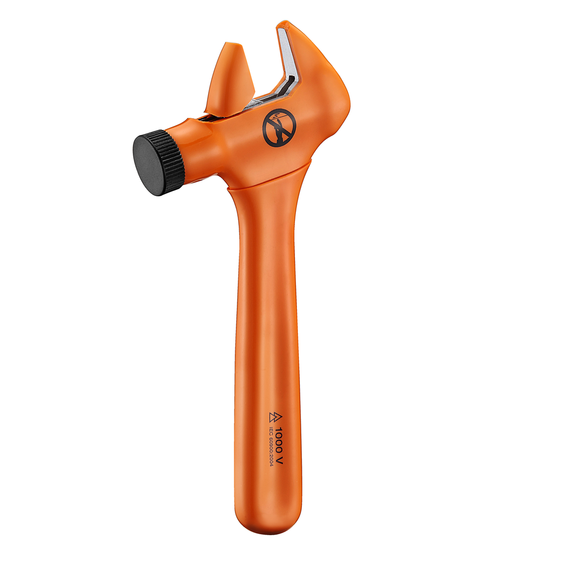 Fully insulated adjustable wrench