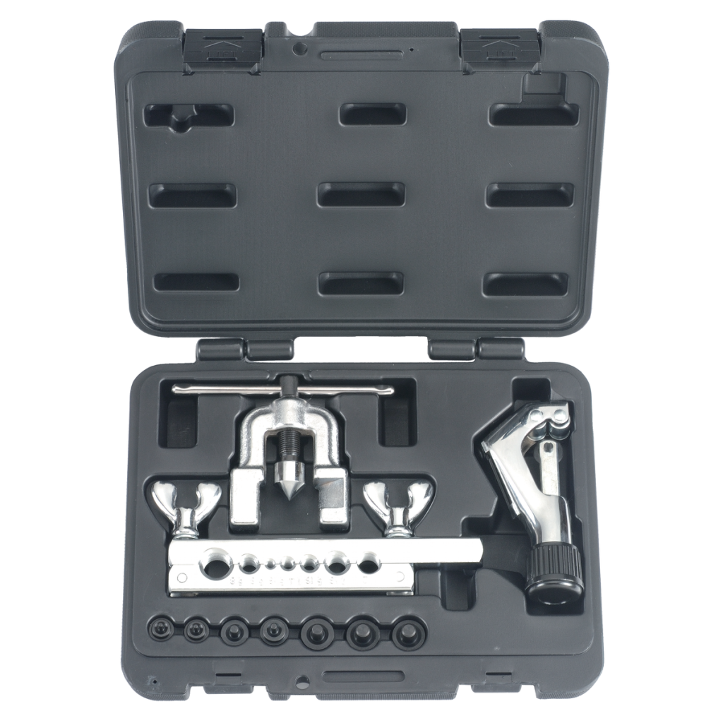 10pc Tubing cutter & double flaring tool set