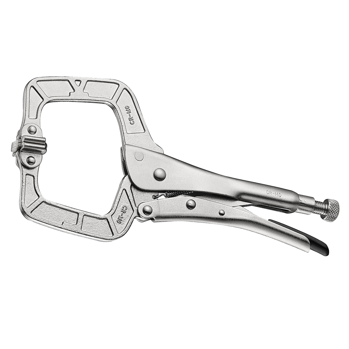 Locking "C" clamp with pad