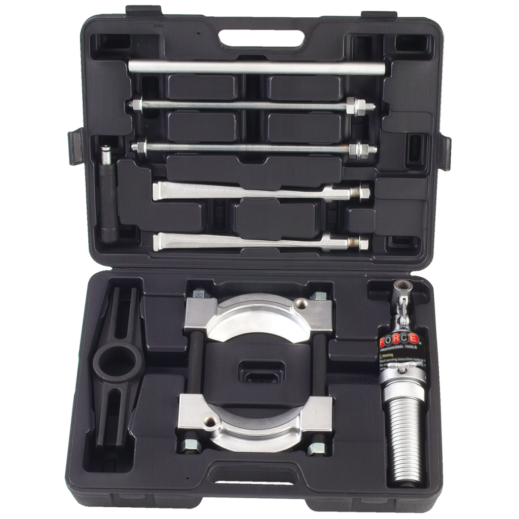 Hydraulic bearing separator puller set
