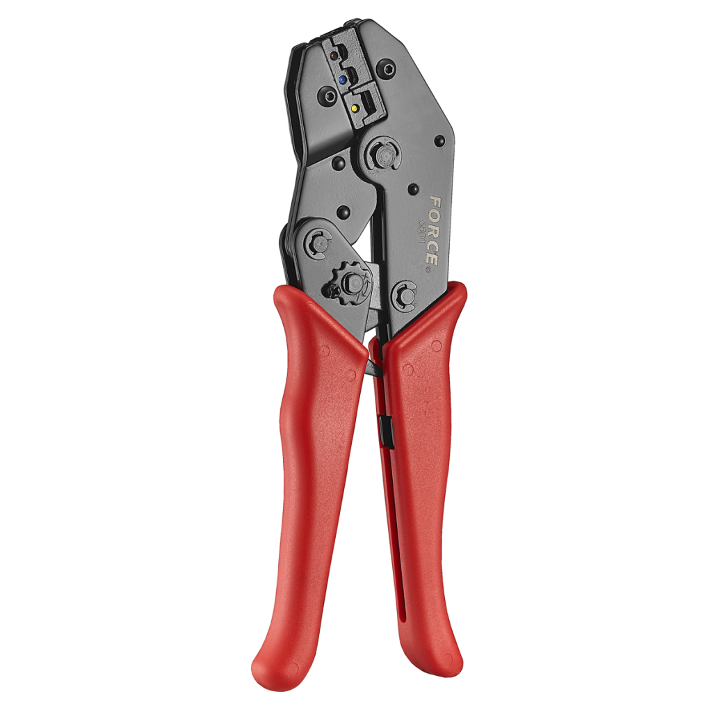 Terminal pliers red, blue, yellow
