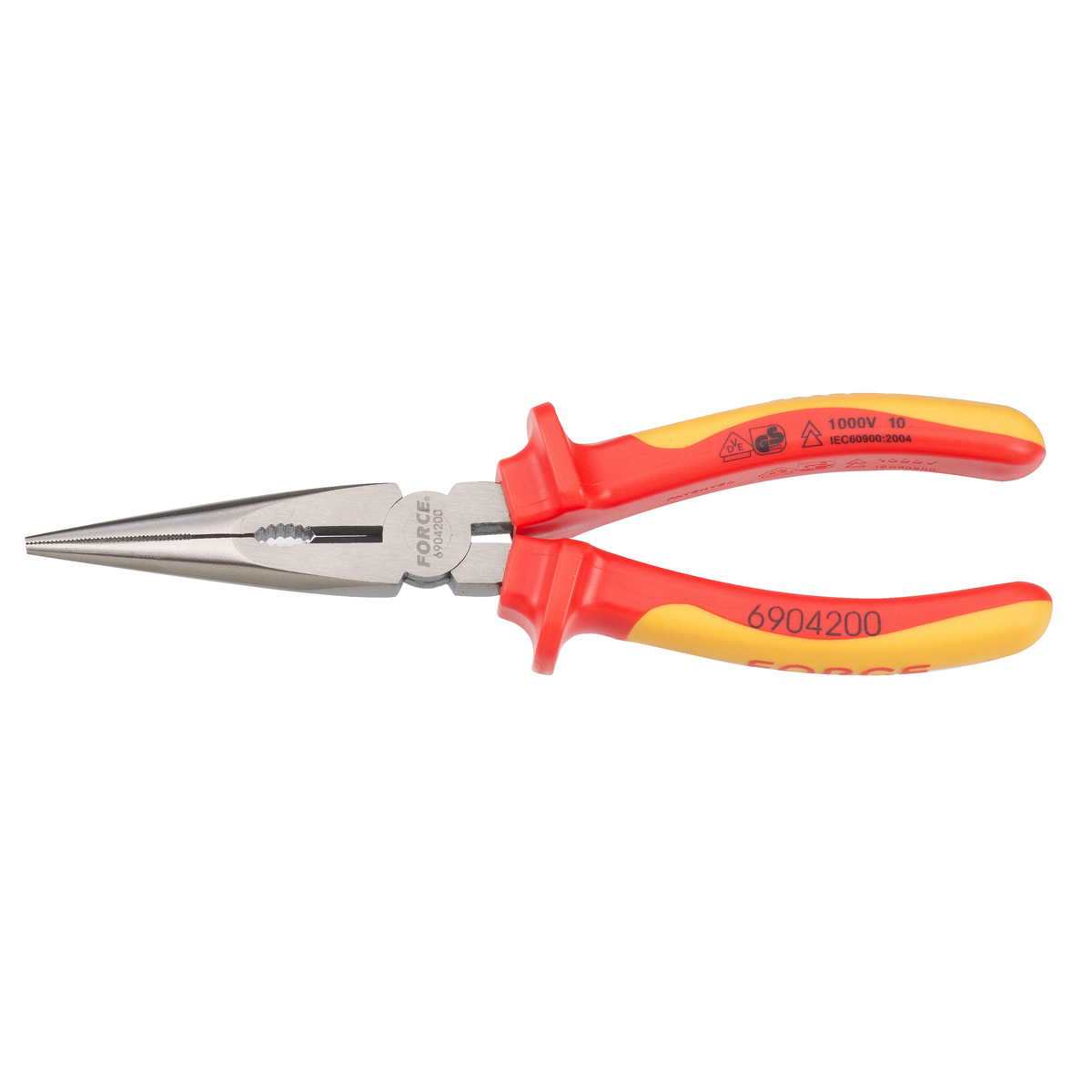 Insulated long nose pliers