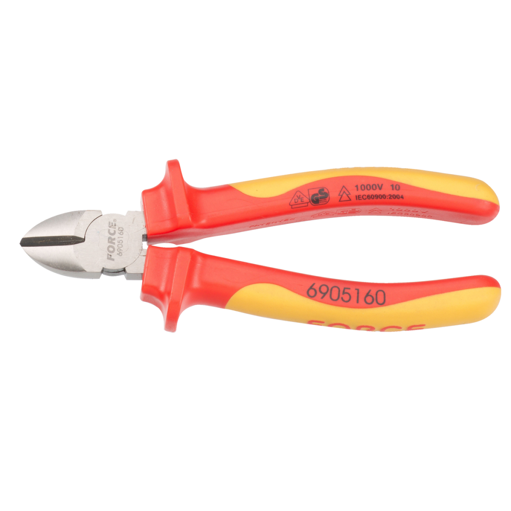 Insulated diagonal cutting pliers