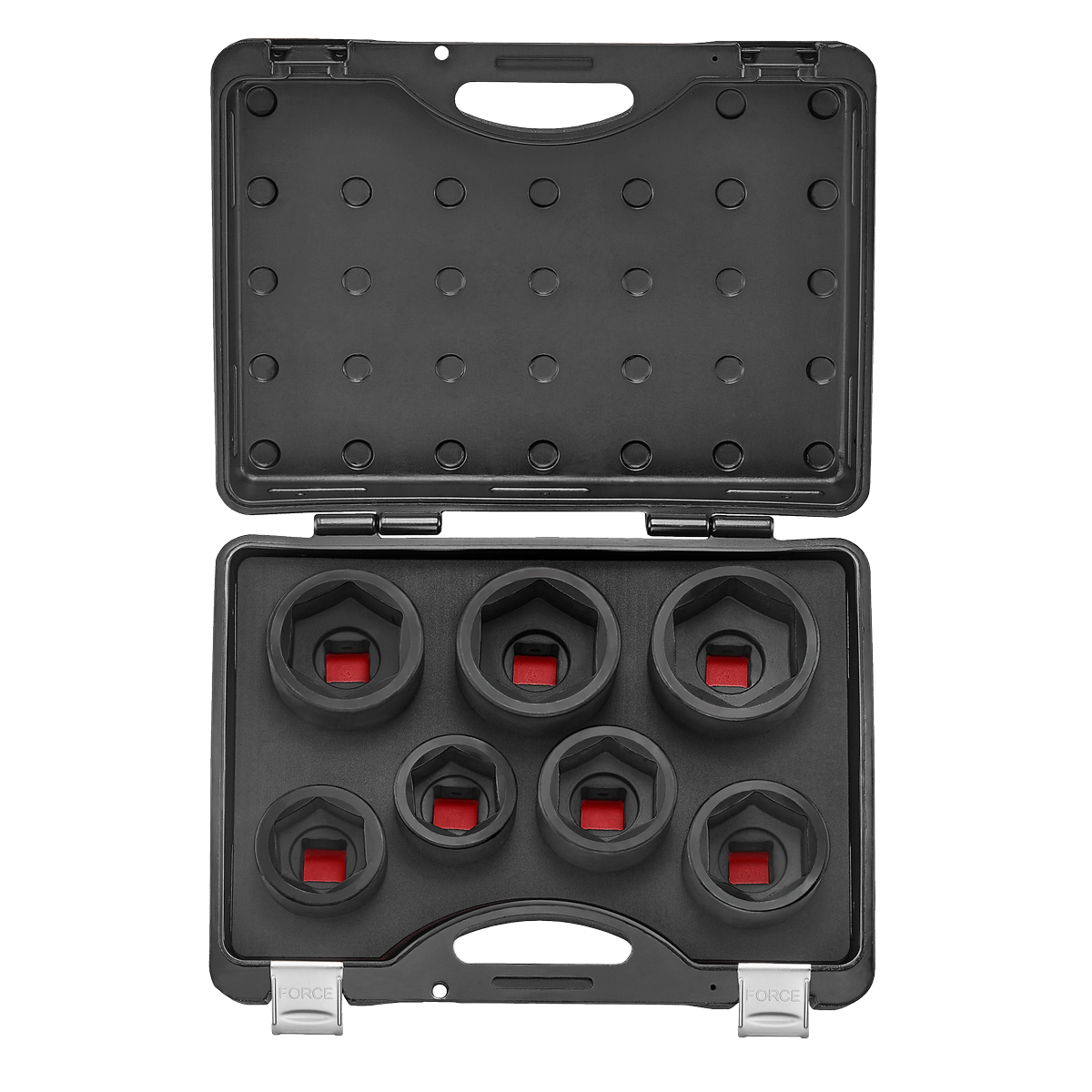 7pc 1"DR. 6pt. Flank impact socket set (SAE)
