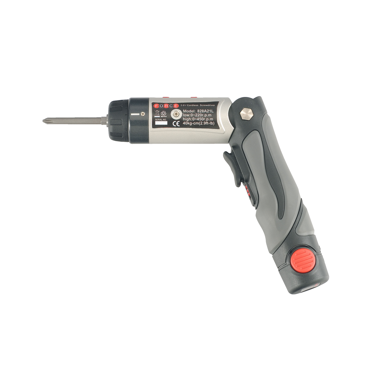 1/4" Cordless screwdriver (3.6V, LI-ION)