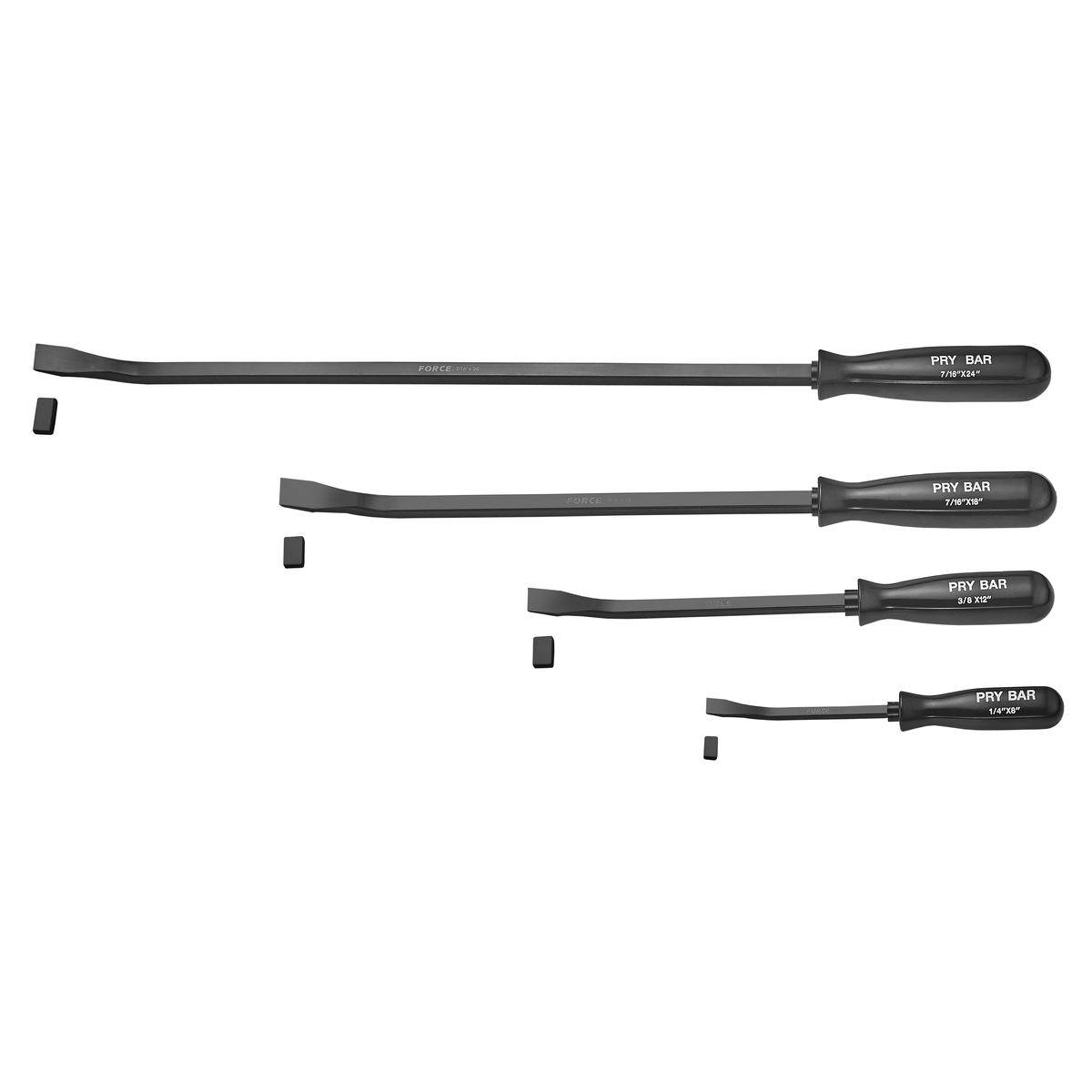 4pc Pry bar set