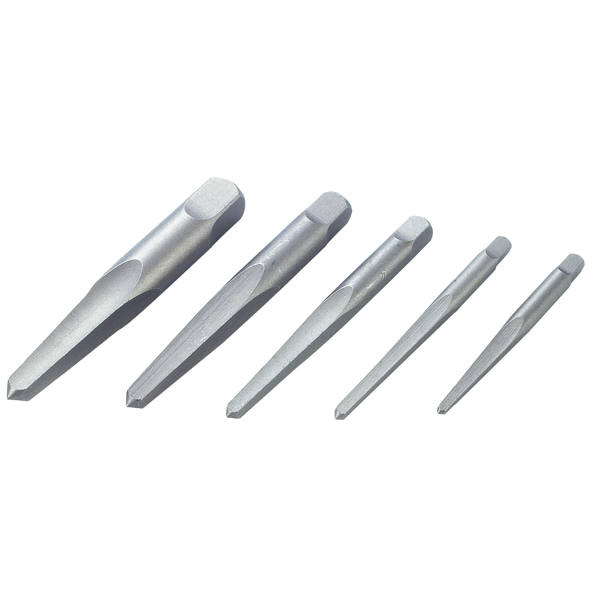 5pc Straight flute screw extractor set