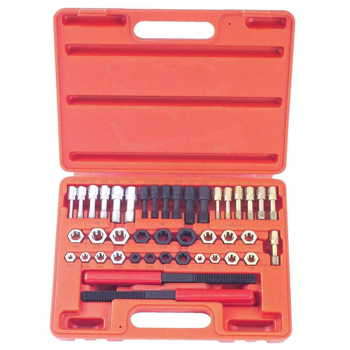 43pc UNF, UNC & Metric rethreader set
