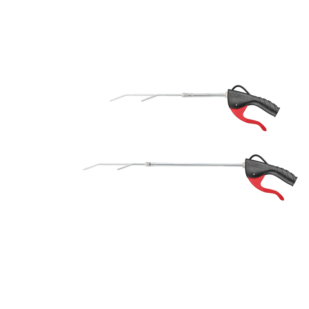 Extendable air blow gun