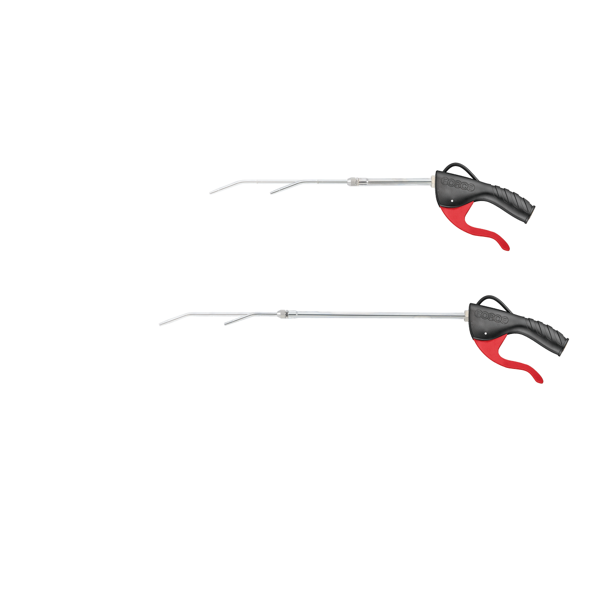 Extendable air blow gun