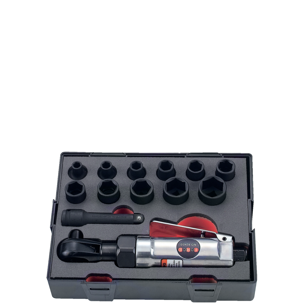 13pc 3/8"DR. Impact wrench & socket set