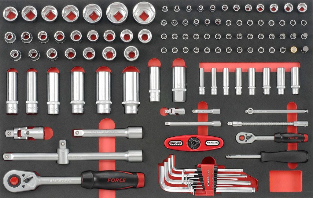 Force Tool trolley Practical 233pc