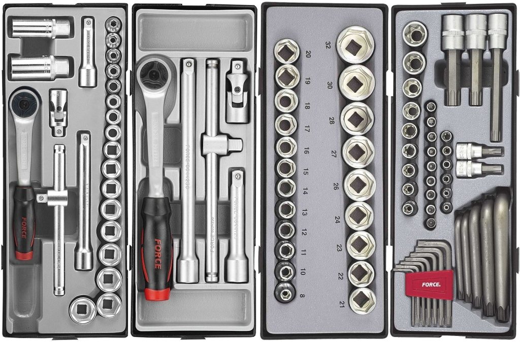 Force 10218-245 Tool trolley Practical 245pc