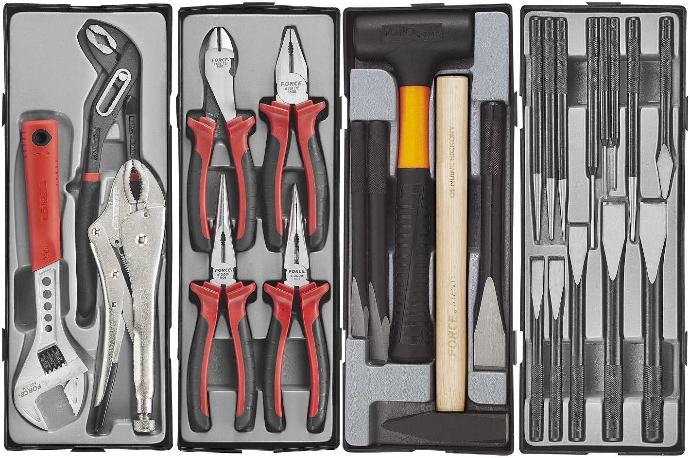 Force 10218-245 Tool trolley Practical 245pc