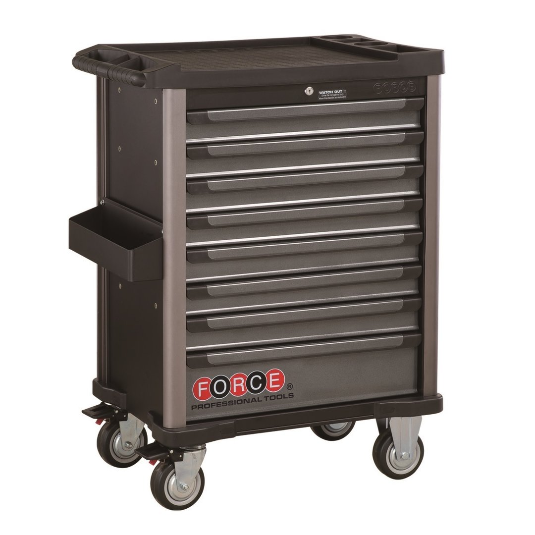 Force 10218-286 Tool trolley Practical 286pc