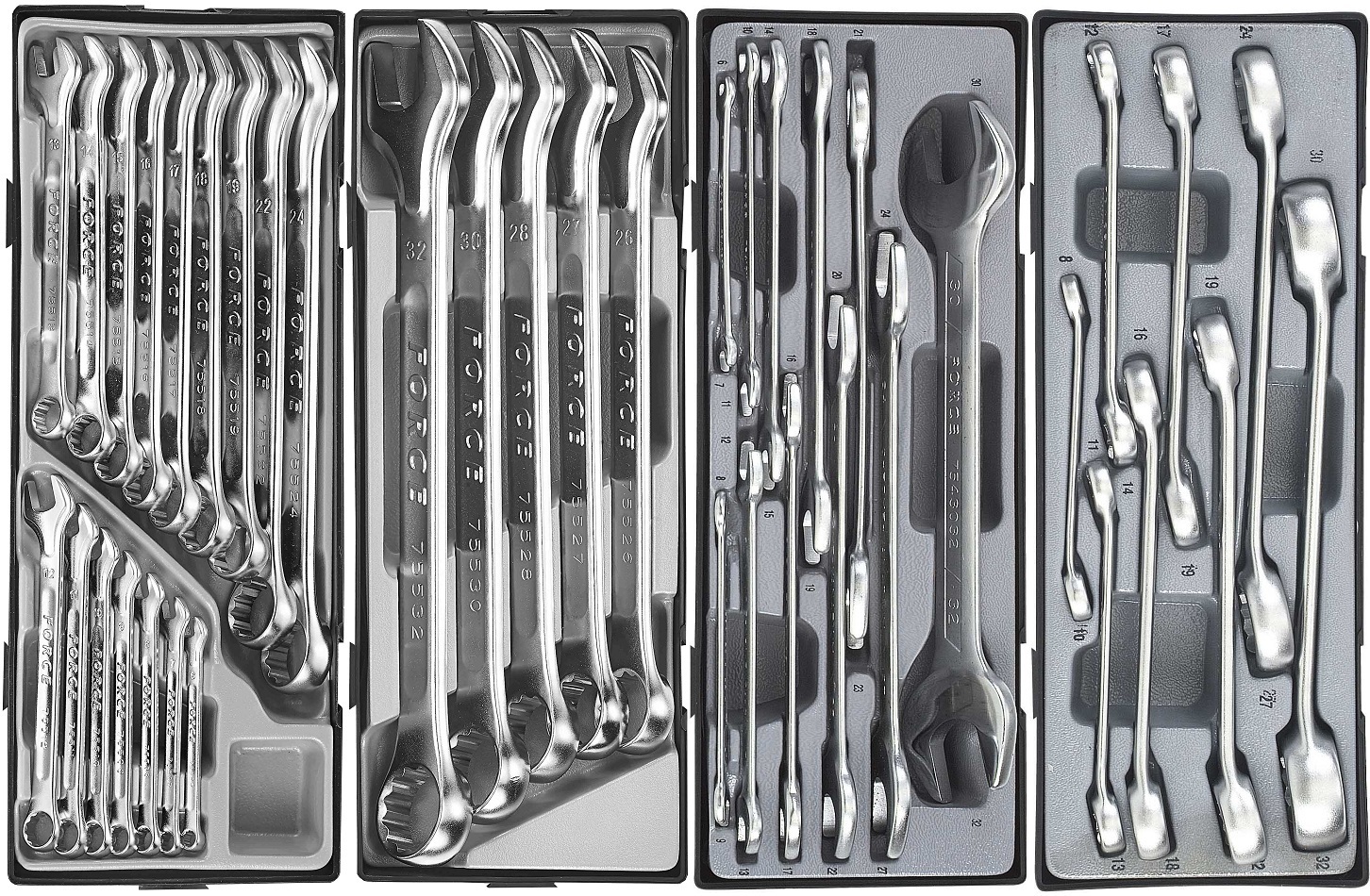 Force 10218-286 Tool trolley Practical 286pc