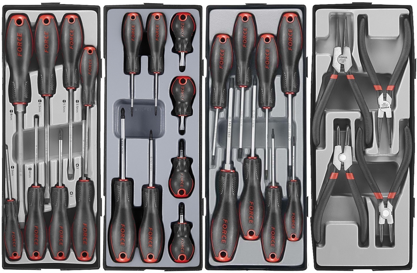 Force 10218-303 Tool trolley Practical 303pc