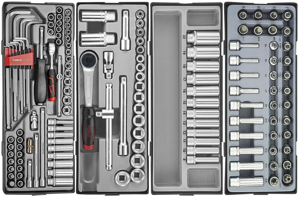 Force 10218-303 Tool trolley Practical 303pc