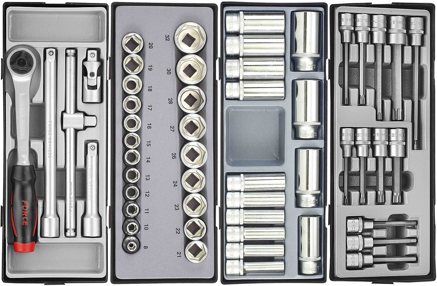 Force 10218-303 Tool trolley Practical 303pc