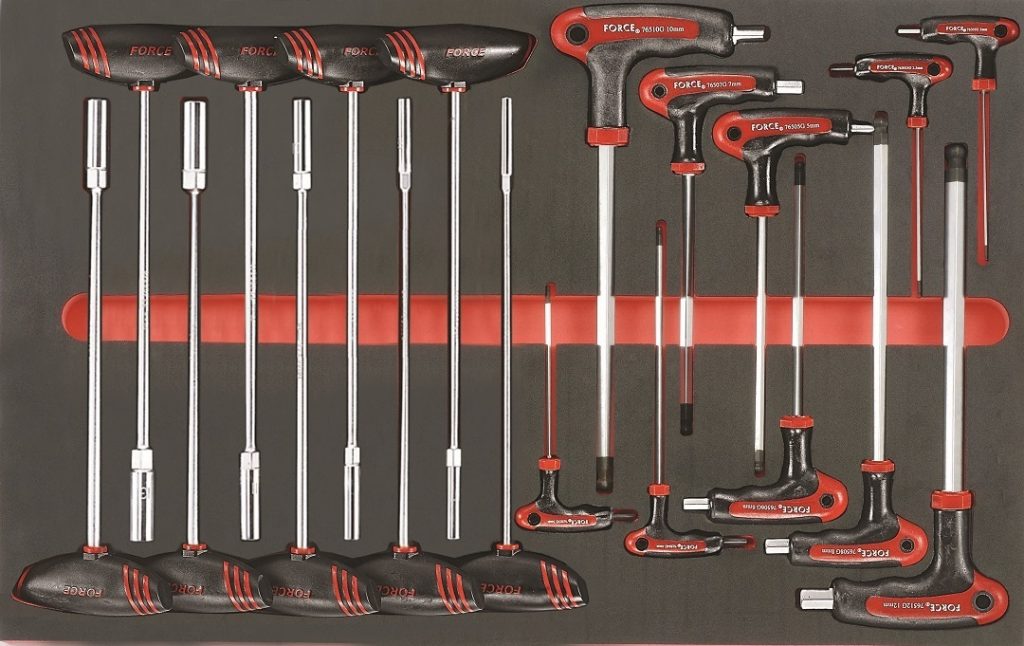Force 10218-308 Tool trolley Practical 308pc (Foam)