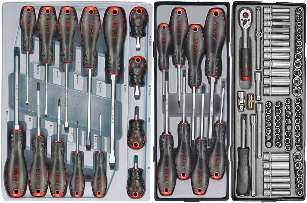 Force 10218-325 Tool trolley Practical 325pc