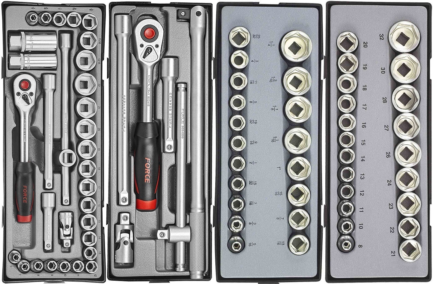 Force 10218-325 Tool trolley Practical 325pc