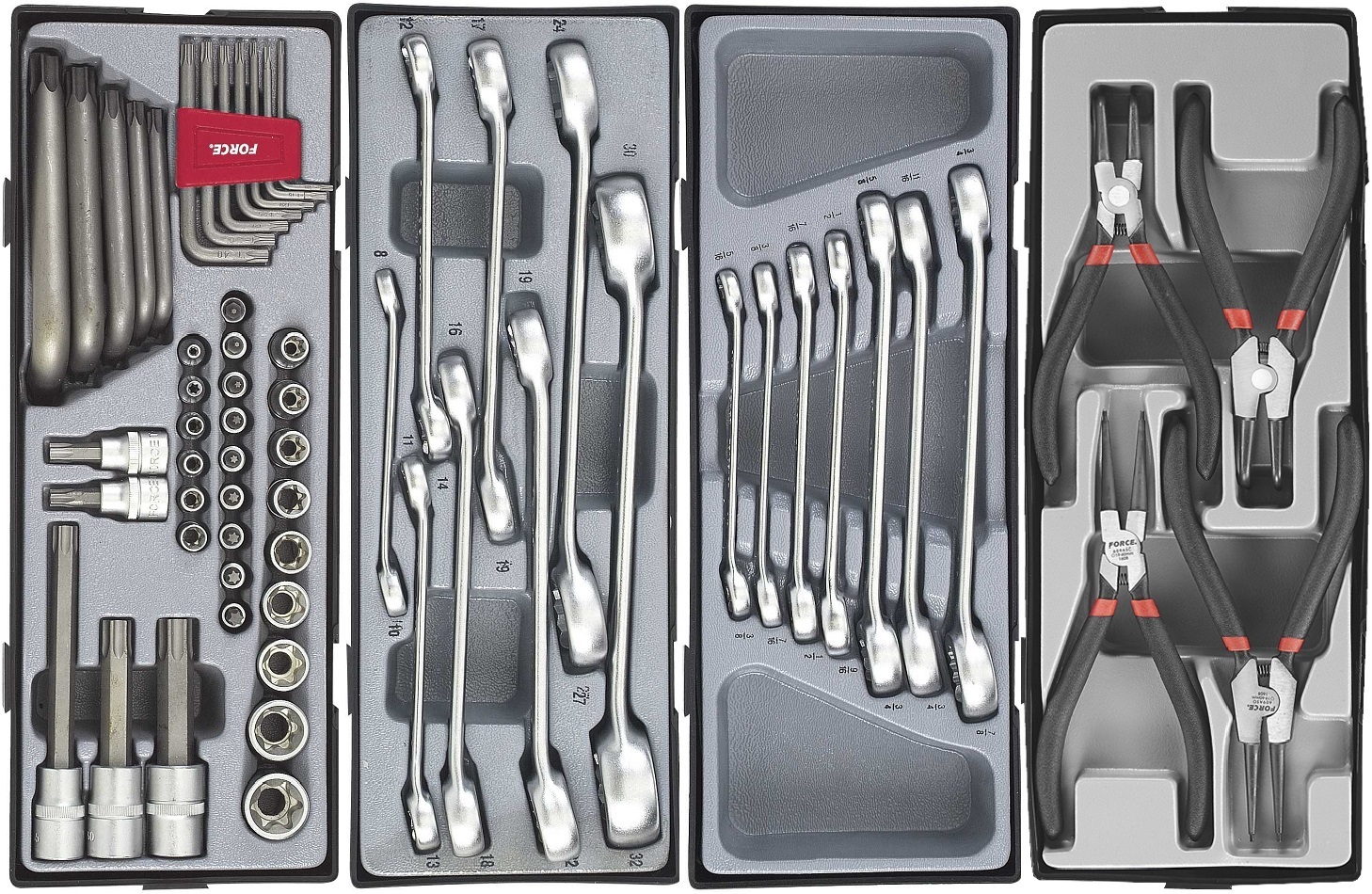 Force 10218-325 Tool trolley Practical 325pc