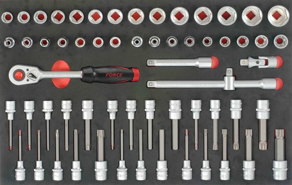 Force 10218-326 Tool trolley Practical 326pc (Foam)
