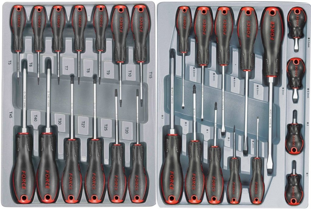 Force 10218-376 Tool trolley Practical 376pc
