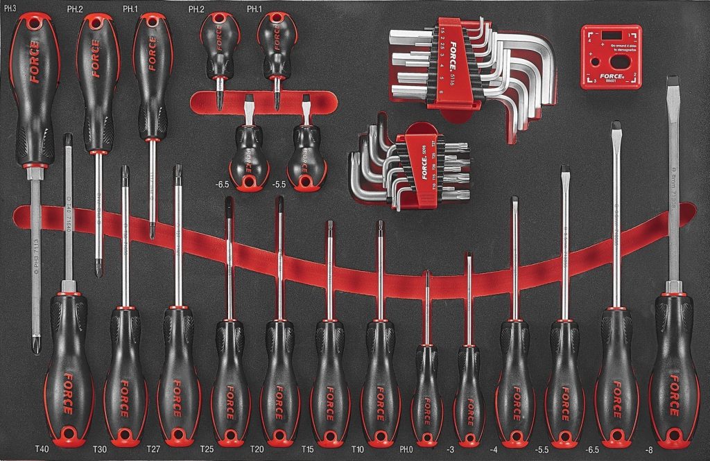 Force 10218-415 Tool trolley Practical 415pc (Foam)