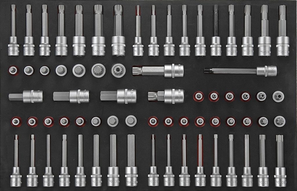 Force 10218-415 Tool trolley Practical 415pc (Foam)